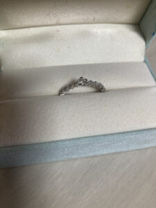 おたからやで査定したプラチナリング